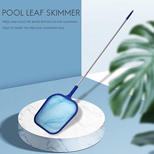 DUKHA Red Skimmer para piscina con varilla, de herramientas de limpieza de retráctil desmontable