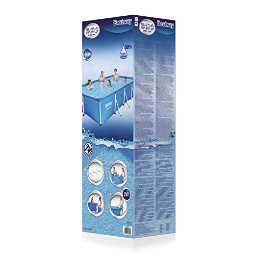 Bestway 56405 - Piscina Desmontable Tubular Infantil Family Splash Frame Pool 400x211x81 cm