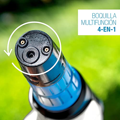 Gloria MultiJet 18 V - | Utilizable como Limpiador, Pistola de Espuma, pulverizador, Cepillo de Superficies | Boquilla 4 en 1, Lanza de 40 cm, Manguera de 5 m | Se Requiere batería Bosch 18 V