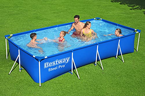 Bestway 56405 - Piscina Desmontable Tubular Infantil Family Splash Frame Pool 400x211x81 cm