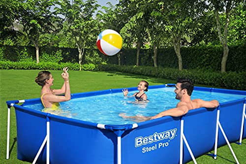 Bestway 56405 - Piscina Desmontable Tubular Infantil Family Splash Frame Pool 400x211x81 cm