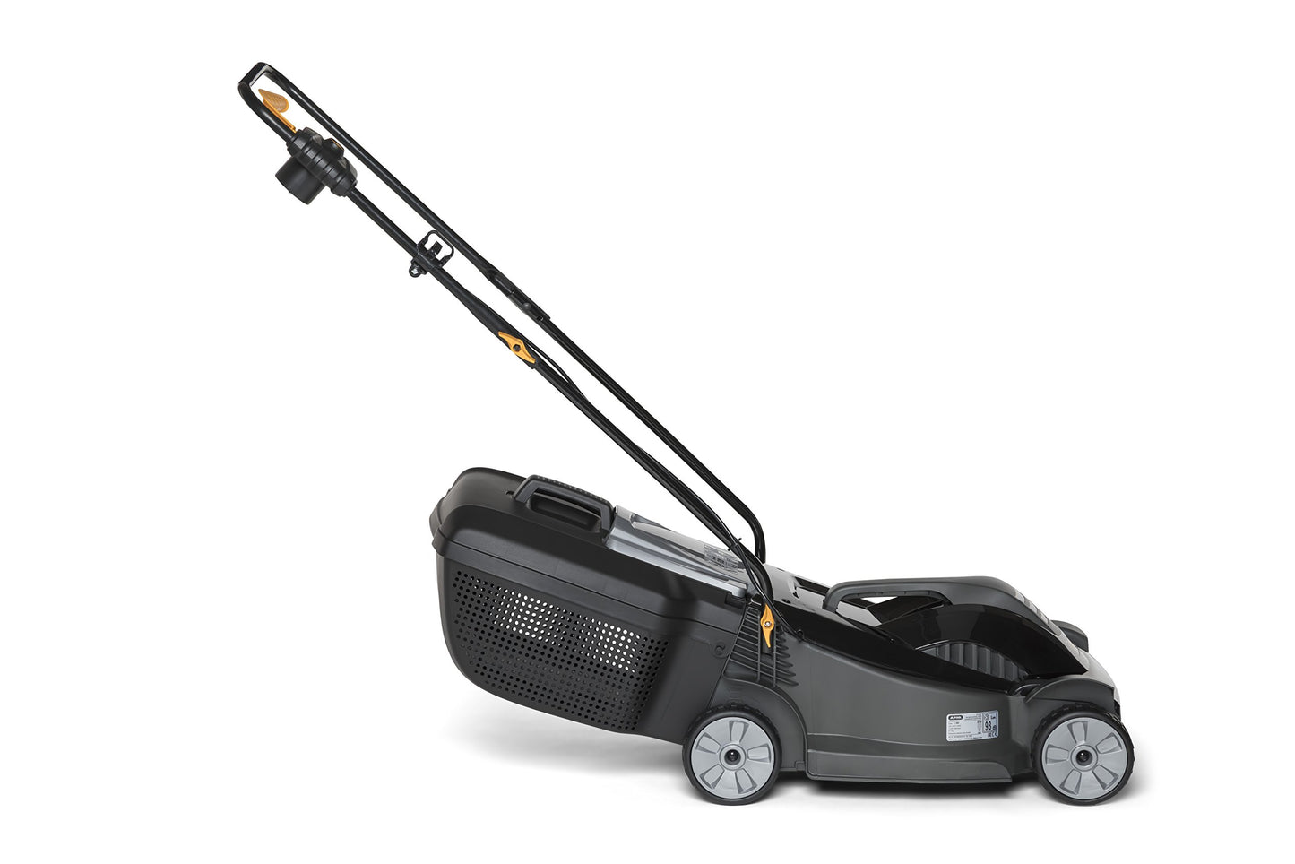 Alpina Cortacésped eléctrico BL 380 E, Ancho de corte 38 cm, Motor de 1400 W, Hasta 500 m², Altura de corte regulable en 3 posiciones, Bolsa de recogida de 40 l