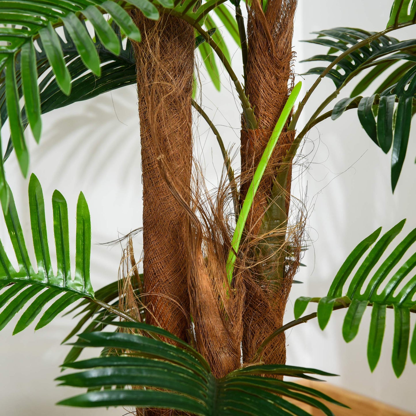 Outsunny Planta Artificial en Maceta Altura 123 cm Árbol Artificial para Decoración Hogar Oficina y Exterior Verde